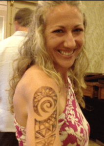 Tasty temporary chocolate tattoos were available just by sitting down with the artist.