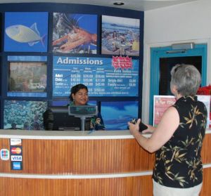 Showing the membership as an annual pass also works at entry (Maui Ocean Center).