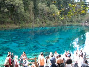 Thousands of Chinese visitors enjoy the park each day. 