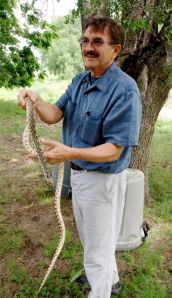 After my talk, half or more of my audience will want to hold or touch the bull snake. (my objective)