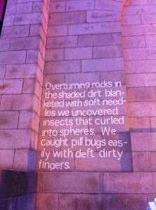 A museum in Philadelphia uses outdoor building walls as a place to share local poetry. 