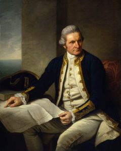 By Nathaniel Dance-Holland - from the National Maritime Museum, United Kingdom - James Cook official portrait